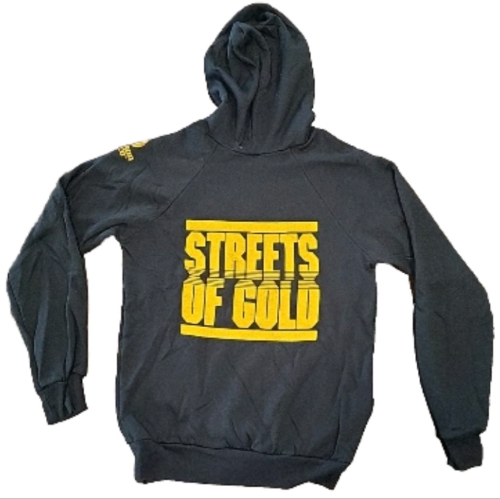 Vintage Vestron Video 1986 Streets Of Gold Promo Hoodie Sweatshirt Size Medium